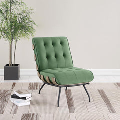 Aloma Green Accent Chair