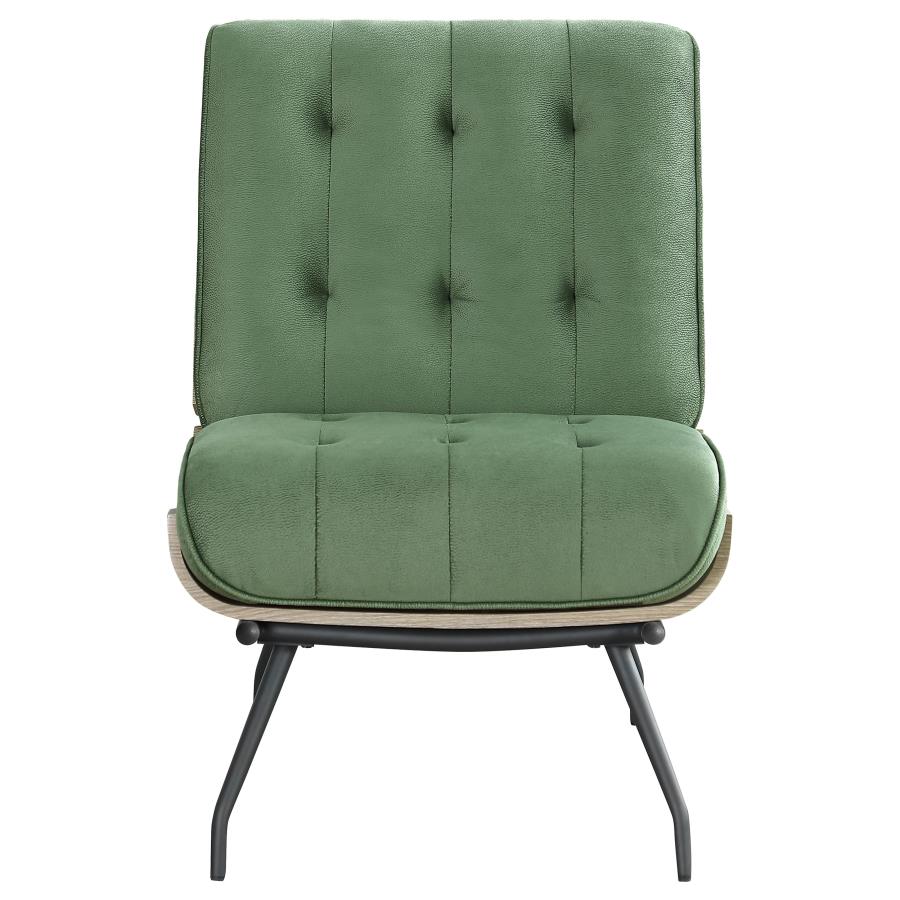 Aloma Green Accent Chair