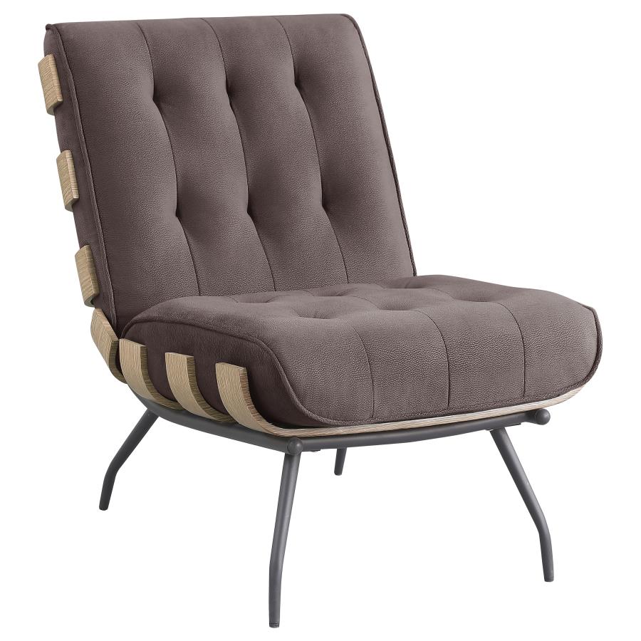 Aloma Brown Accent Chair