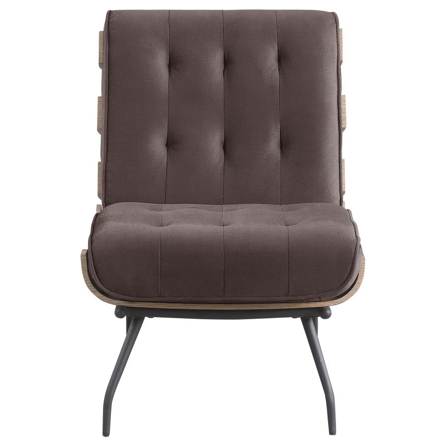 Aloma Brown Accent Chair