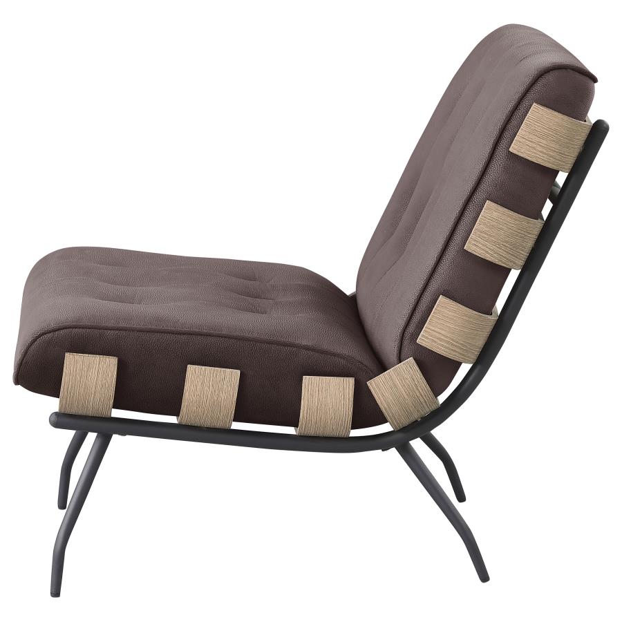 Aloma Brown Accent Chair