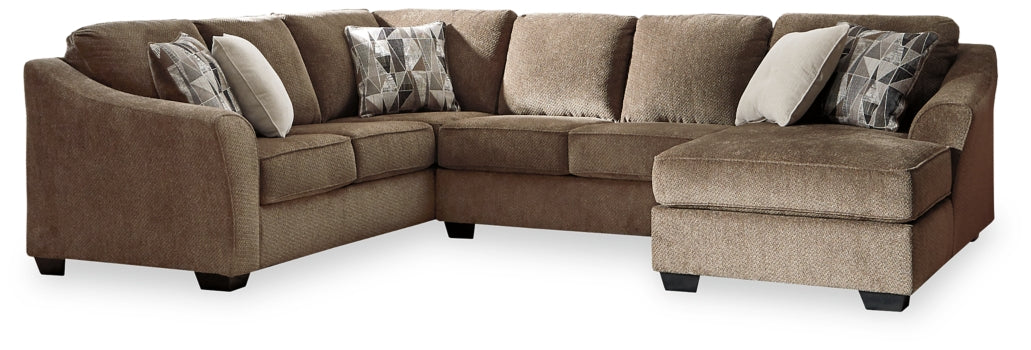 Graftin 3-Piece Sectional with Ottoman - PKG002367