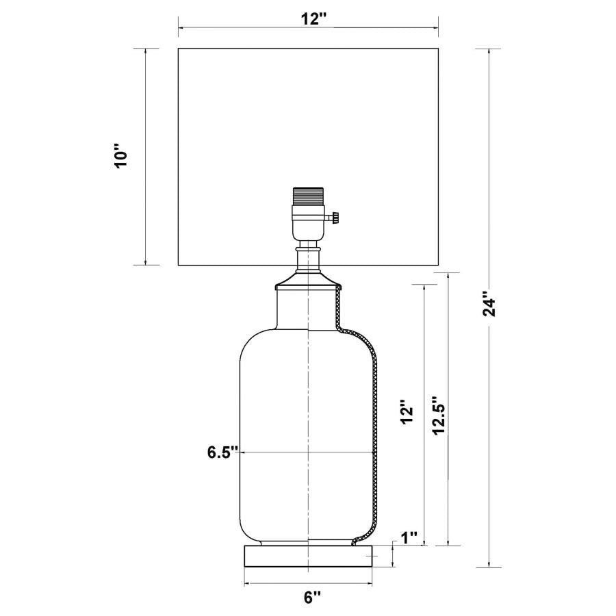 Aisha Clear Table Lamp
