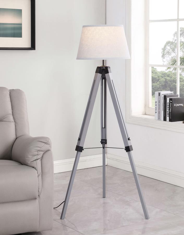 Dayton Grey Floor Lamp