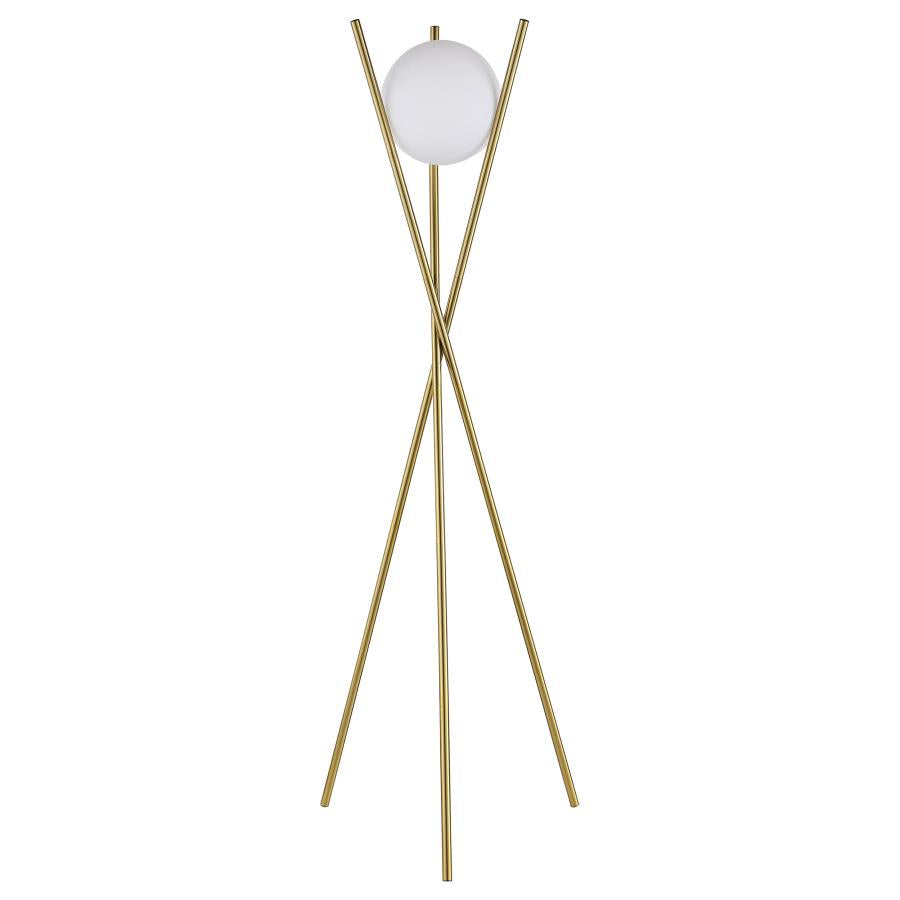 Yamileth Gold Floor Lamp