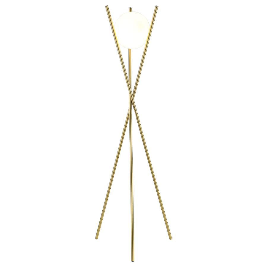 Yamileth Gold Floor Lamp