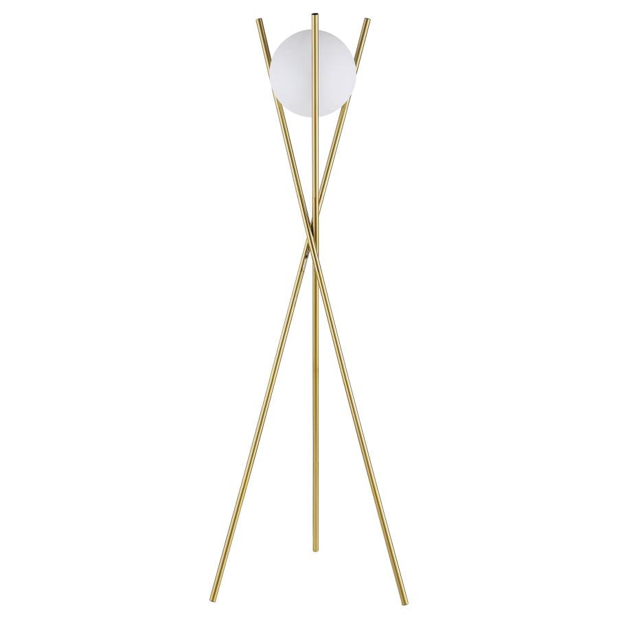 Yamileth Gold Floor Lamp