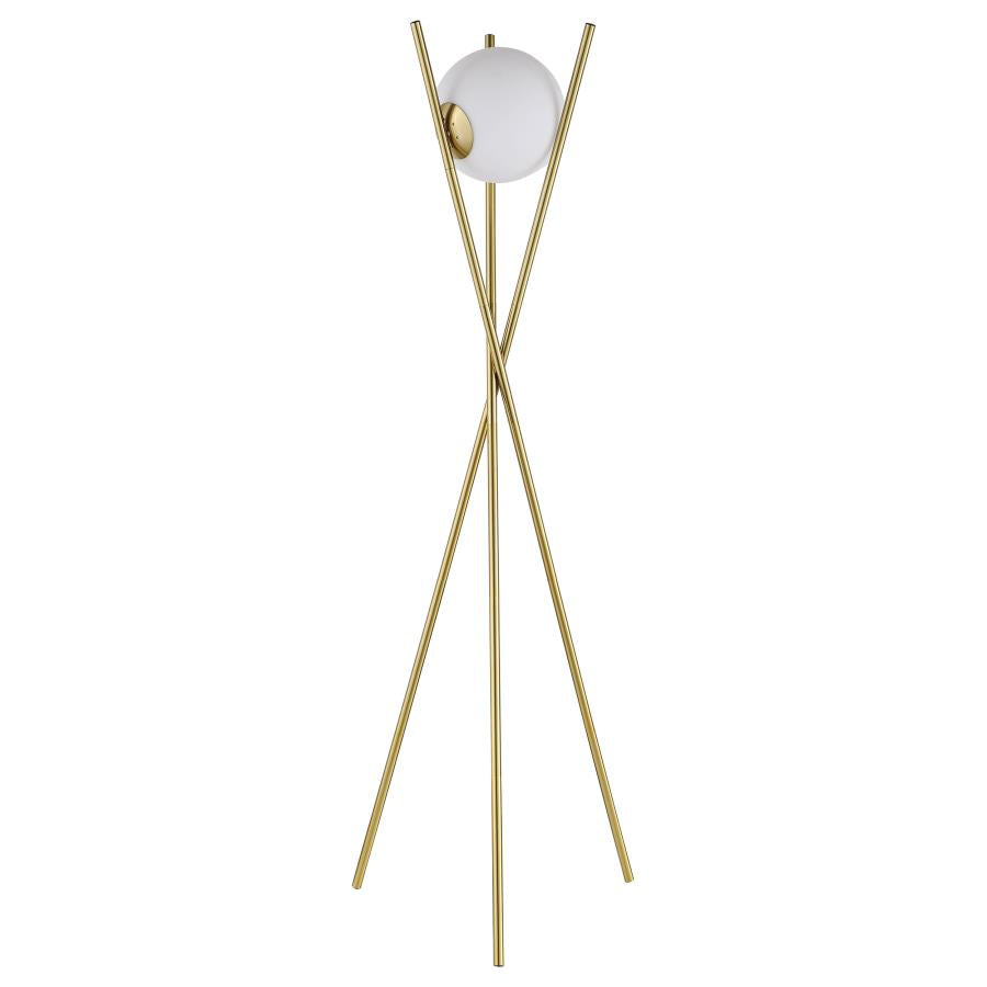 Yamileth Gold Floor Lamp