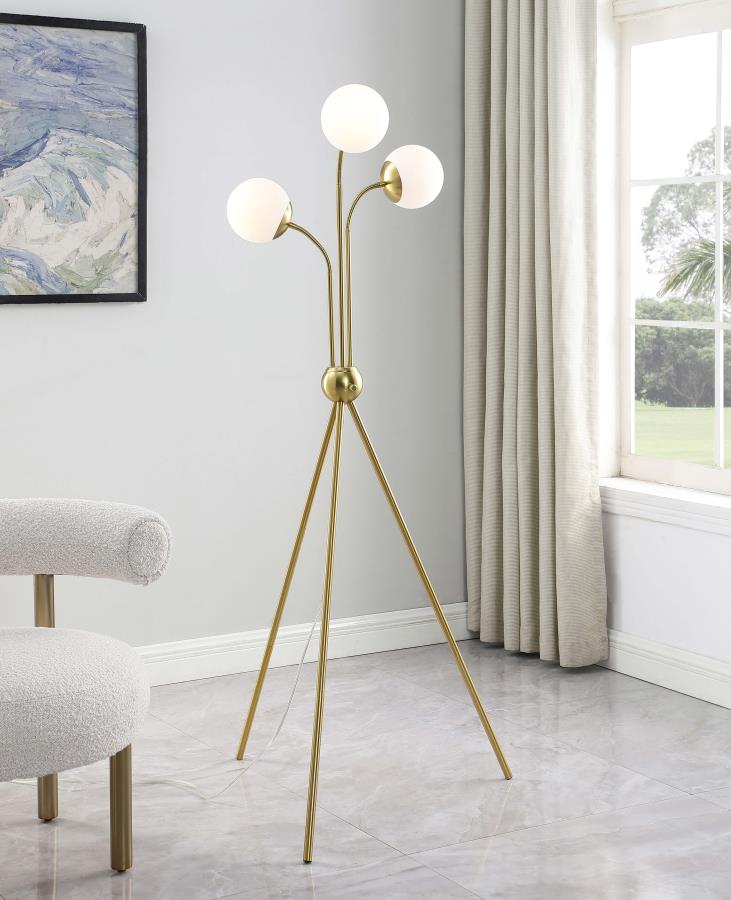 Miley Gold Floor Lamp