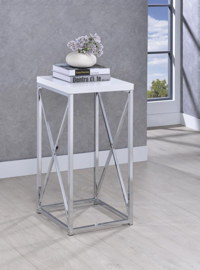 Edmund Silver Side Table