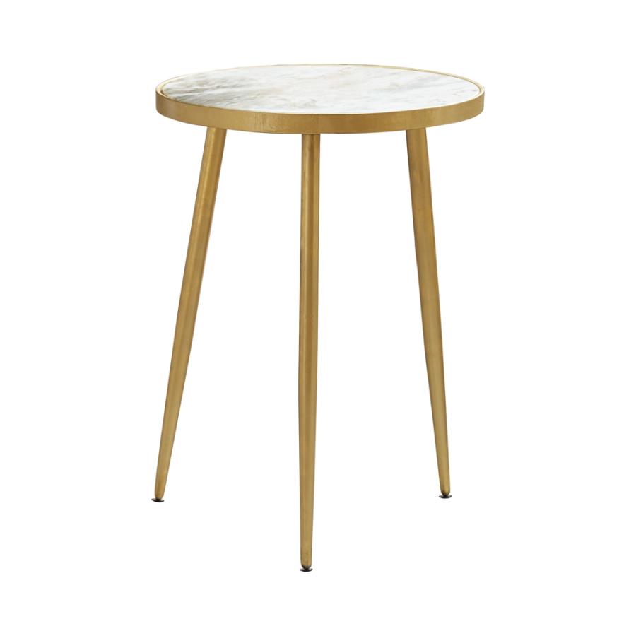Acheson Gold Side Table