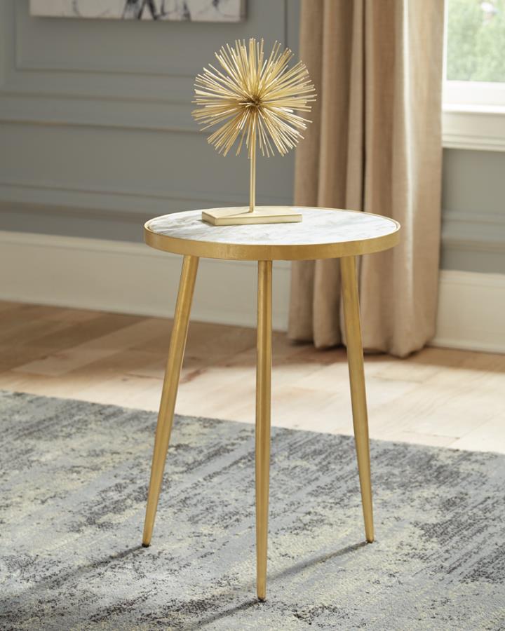Acheson Gold Side Table
