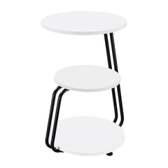 Hilly White Side Table