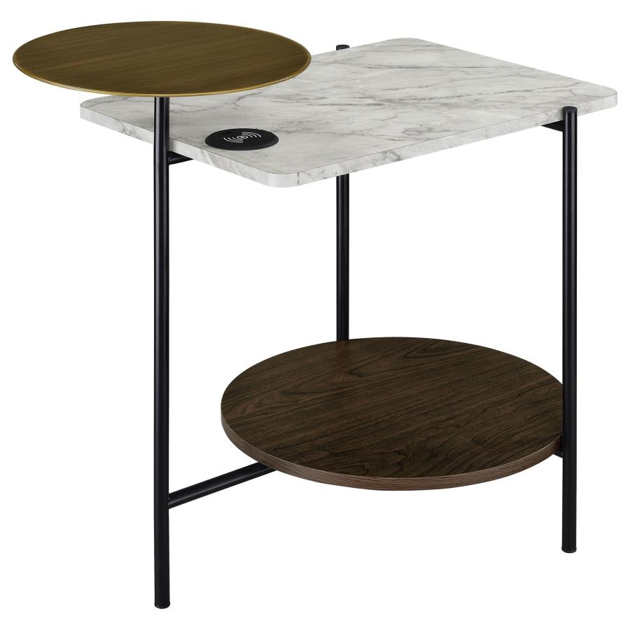 Ottilie White Side Table