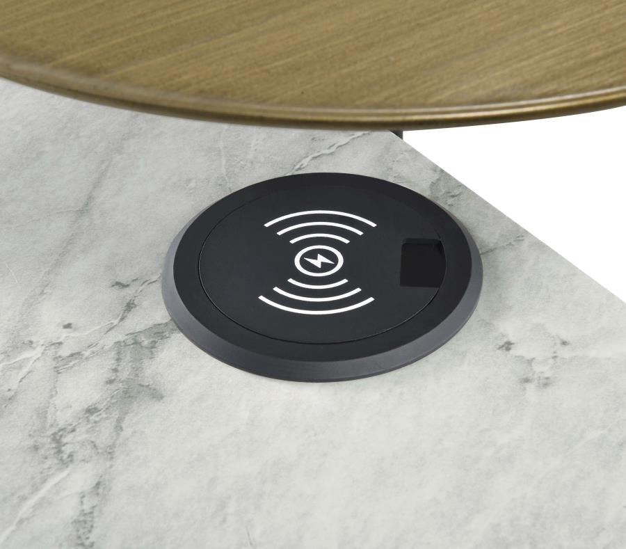 Ottilie White Side Table