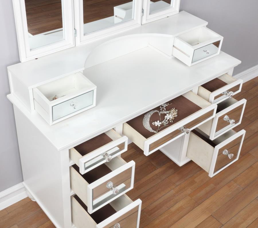 Reinhart White Vanity Set