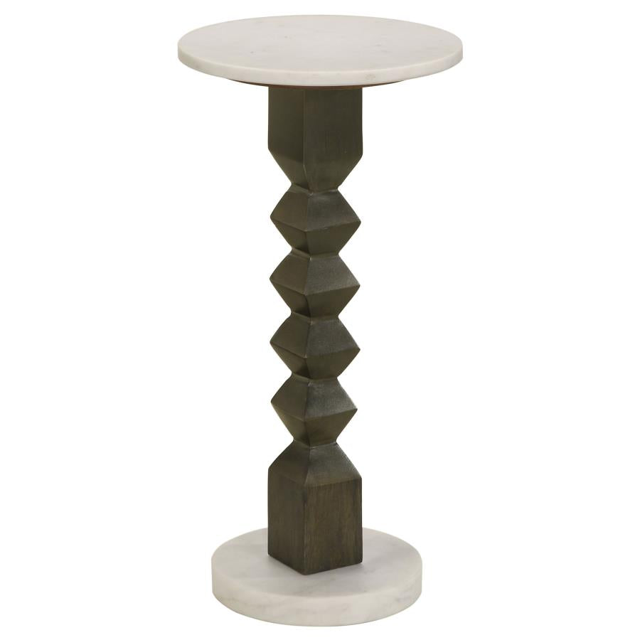Colette White Side Table