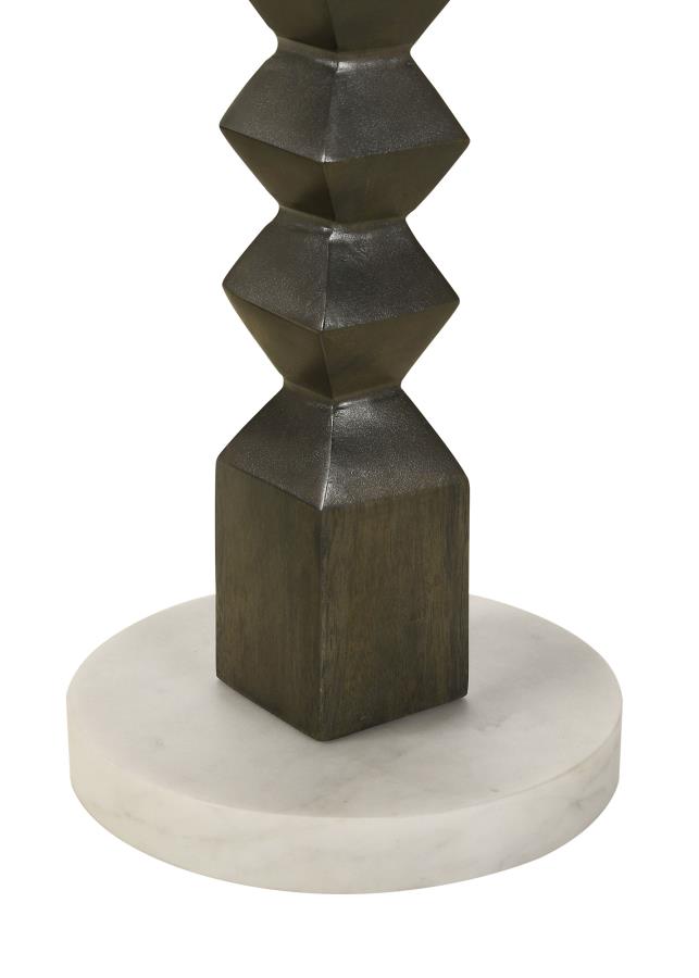 Colette White Side Table