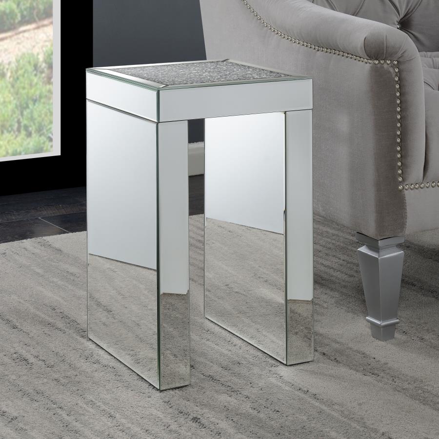 Audrey Silver Side Table