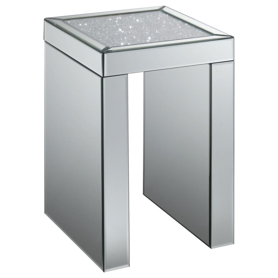 Audrey Silver Side Table