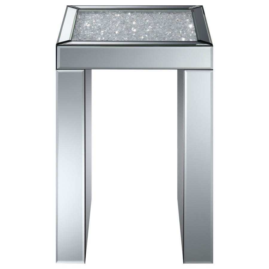 Audrey Silver Side Table