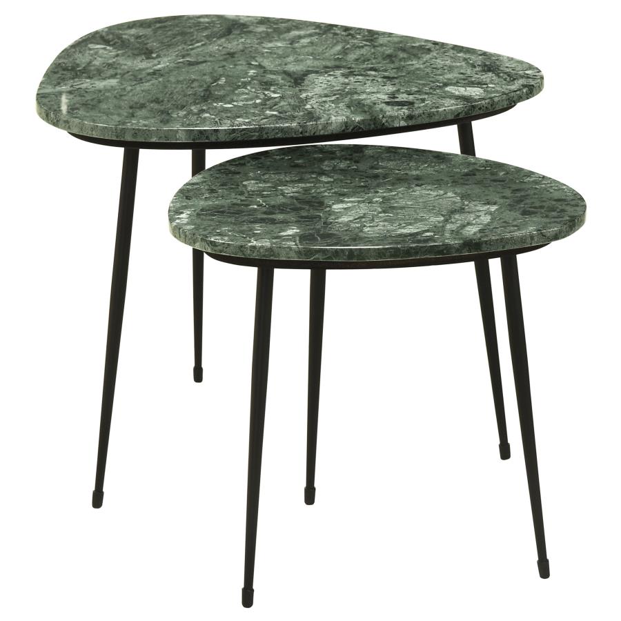Tobias Black 2 Pc Nesting Table