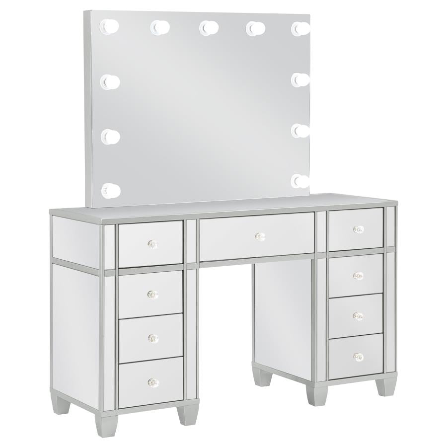 Allora Silver Vanity Set