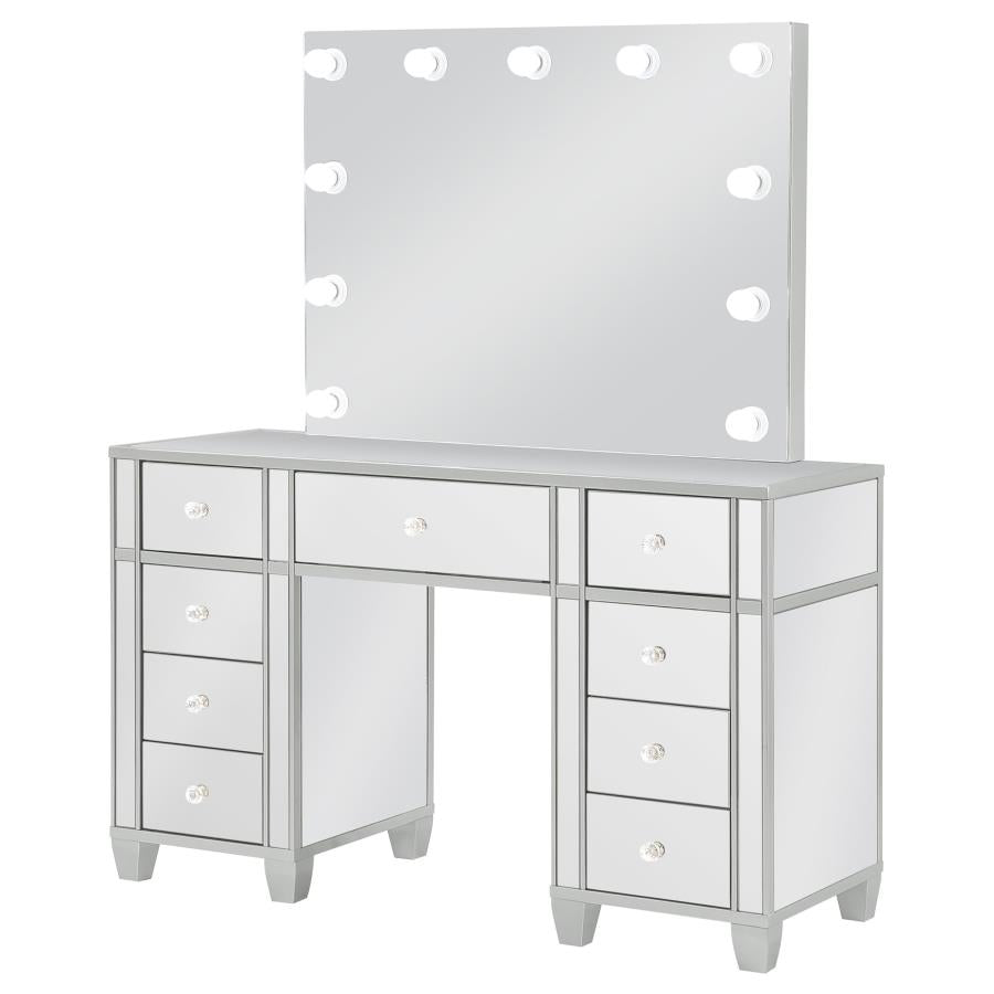 Allora Silver Vanity Set