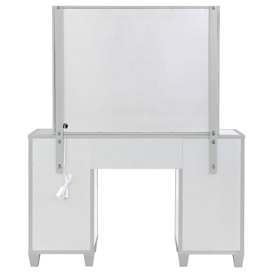 Allora Silver Vanity Set