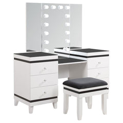 Talei Black Vanity Set