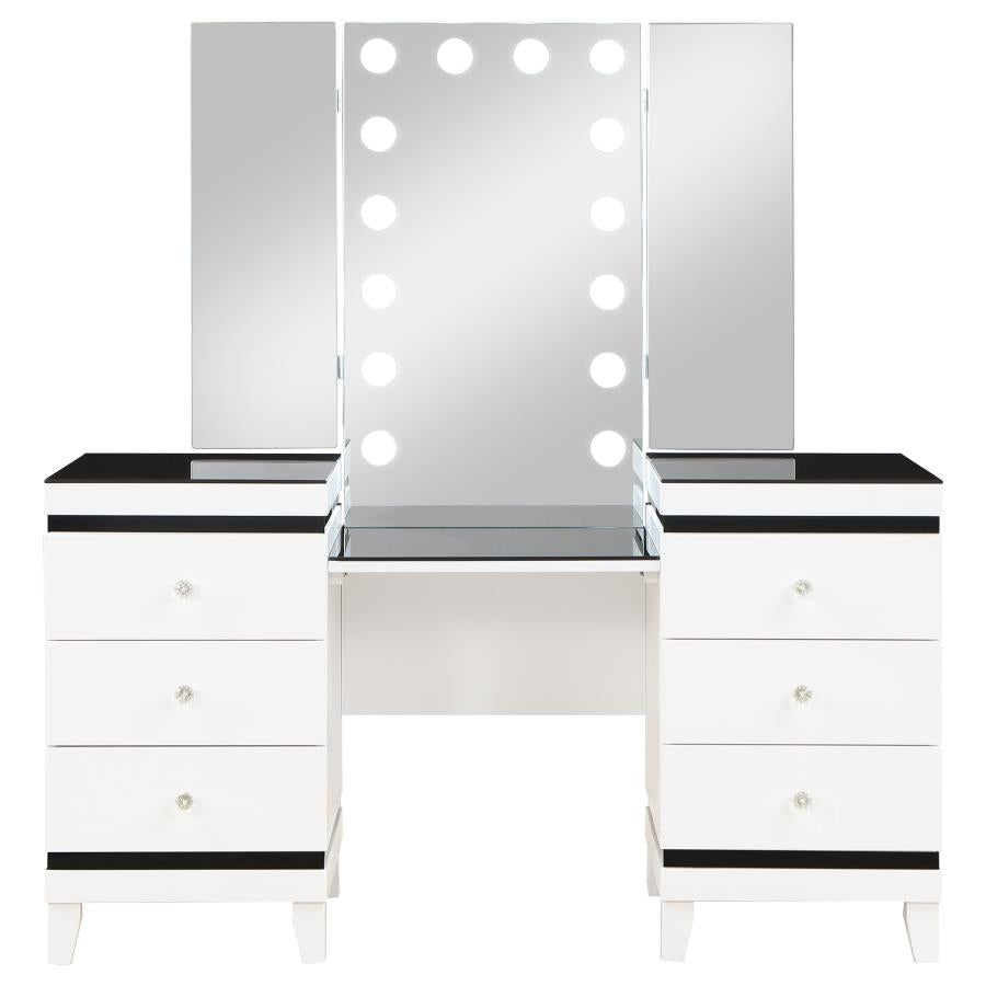 Talei Black Vanity Set