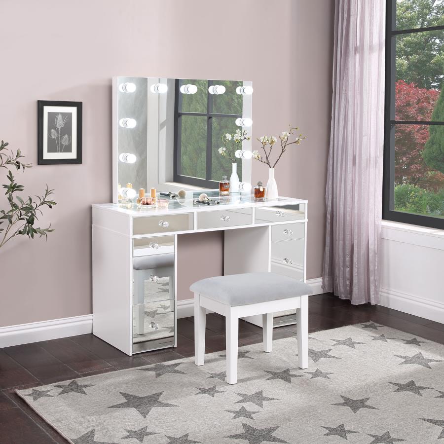 Regina White Vanity Set
