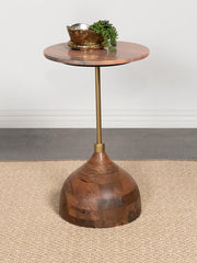 Colima Brown Side Table