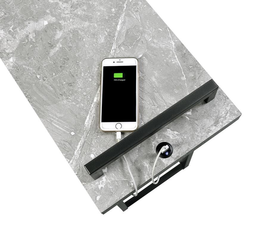 Maxwell Grey Side Table