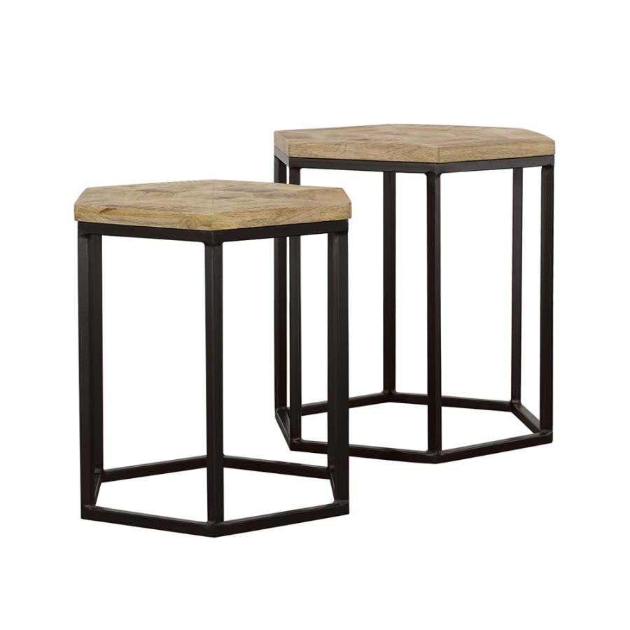 Adger Brown 2 Pc Nesting Table