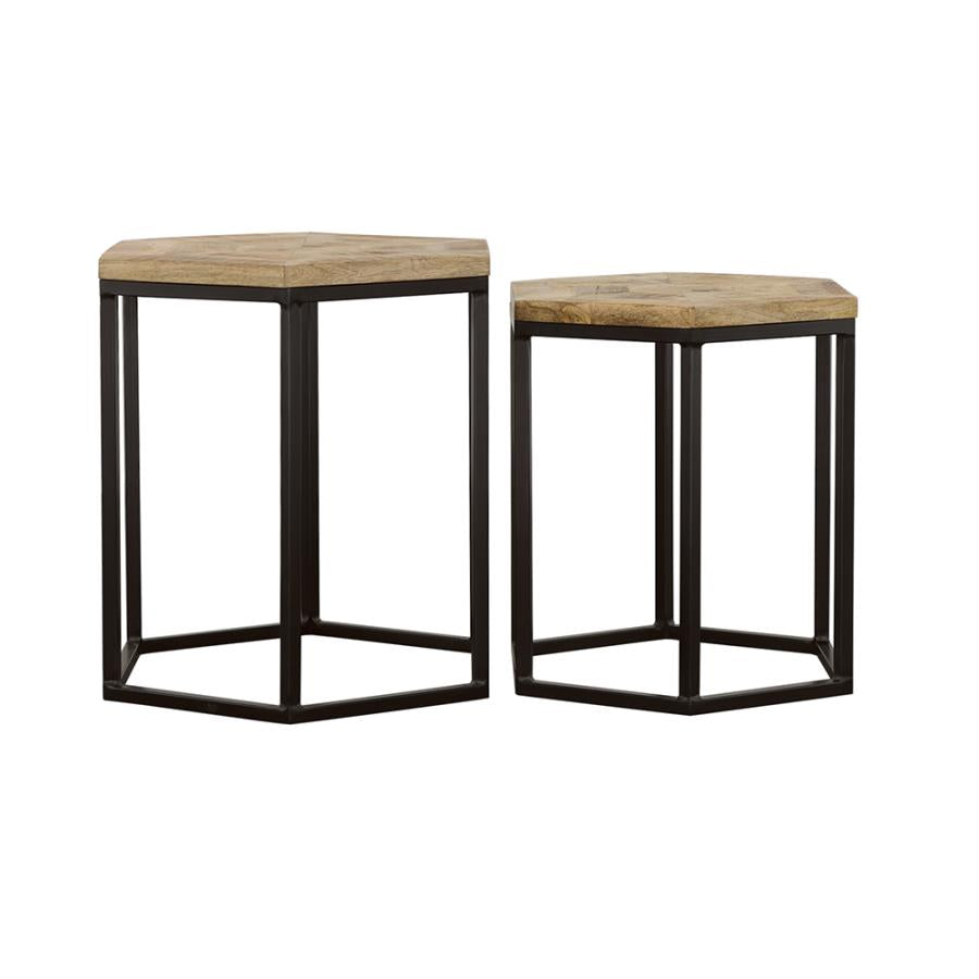 Adger Brown 2 Pc Nesting Table