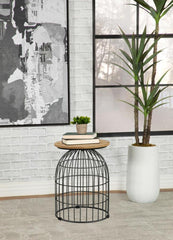 Bernardo Grey Side Table