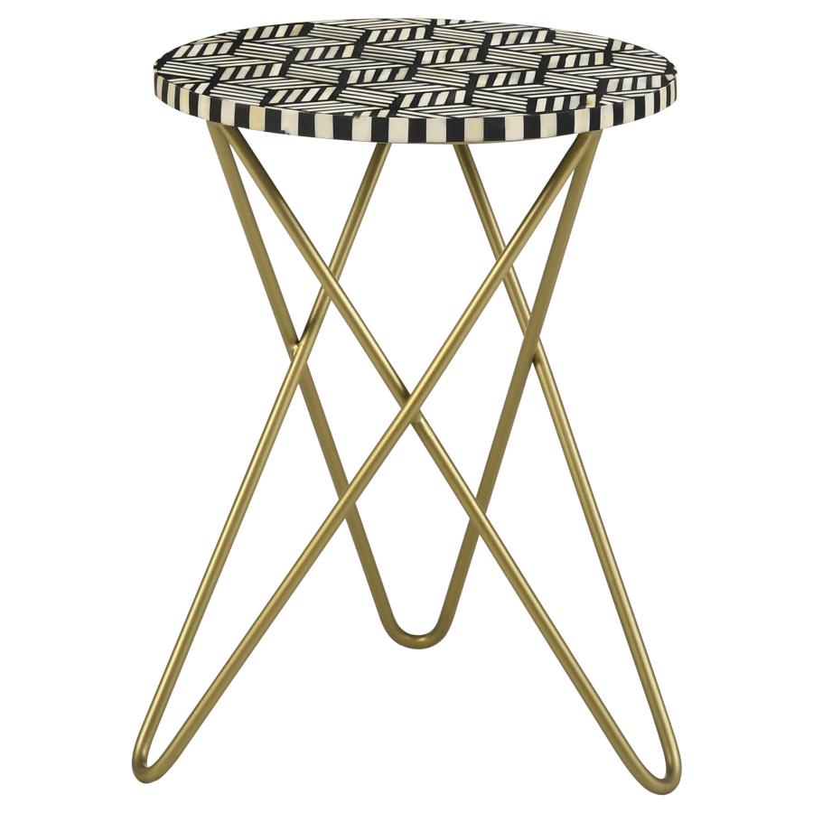 Xenia Gold Side Table