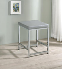 Umbridge Grey Vanity Stool