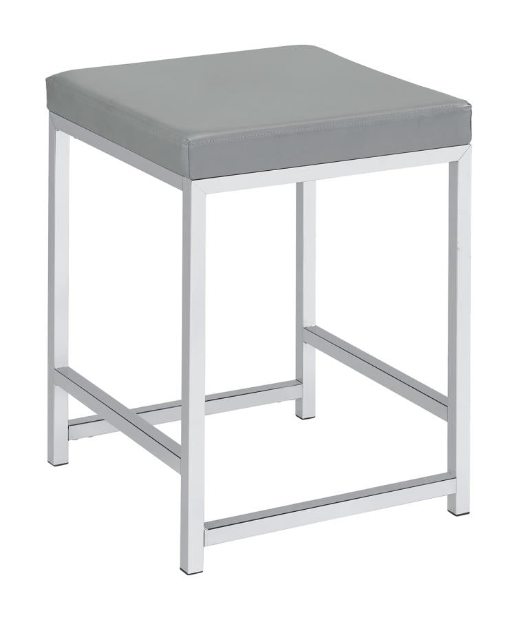 Umbridge Grey Vanity Stool