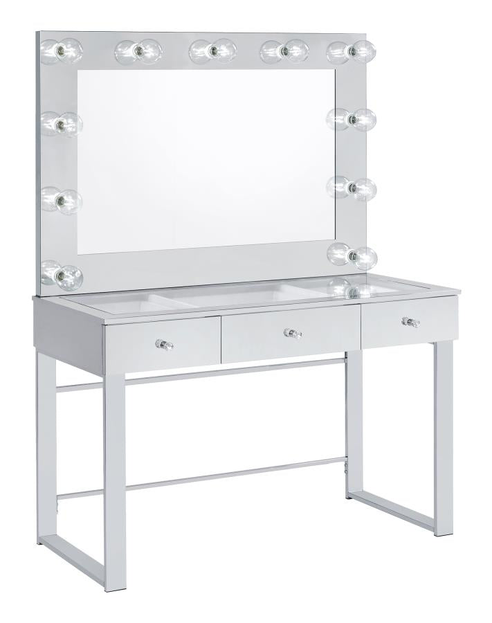 Umbridge Silver Vanity Table & Mirror