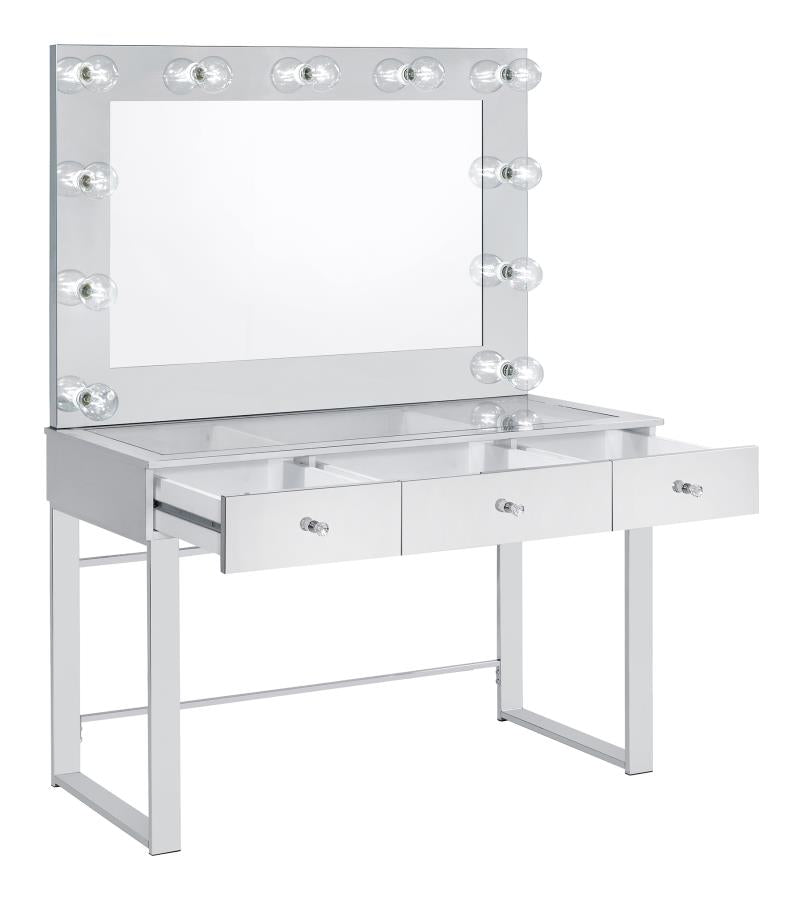 Umbridge Silver Vanity Table & Mirror