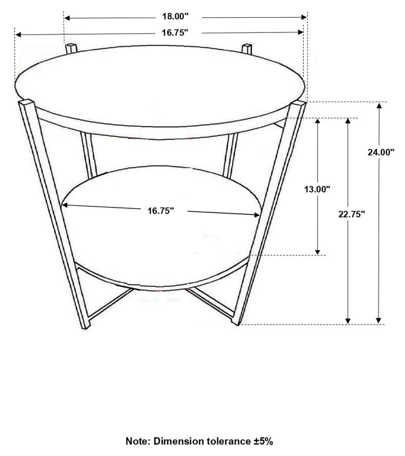 Axel Brown Side Table