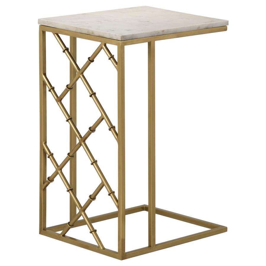 Angeliki Gold Side Table