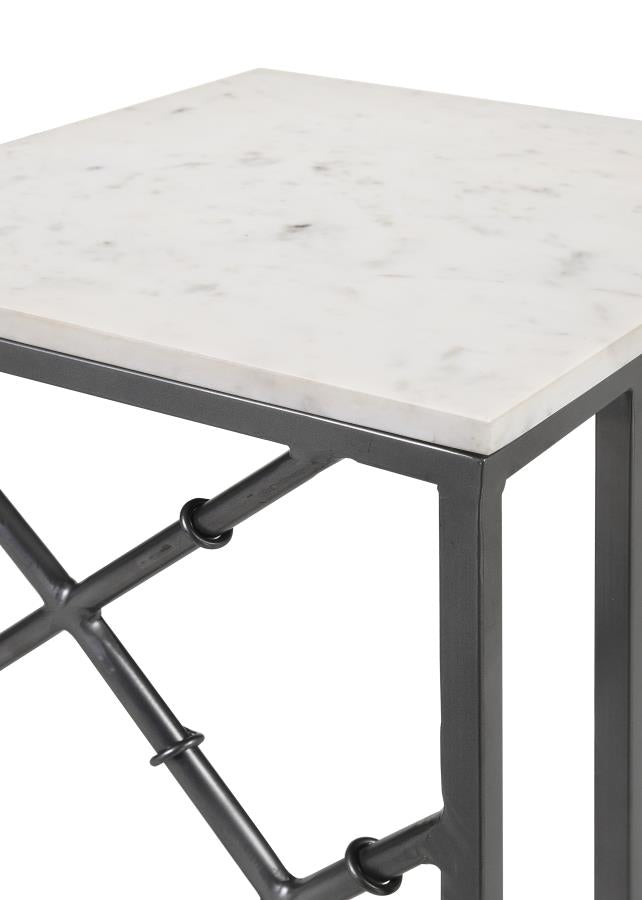 Angeliki Grey Side Table
