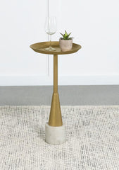 Alpine White Side Table