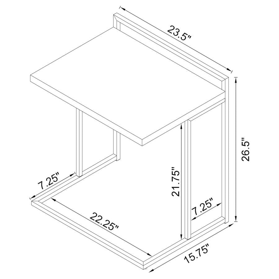 Dani Brown Side Table