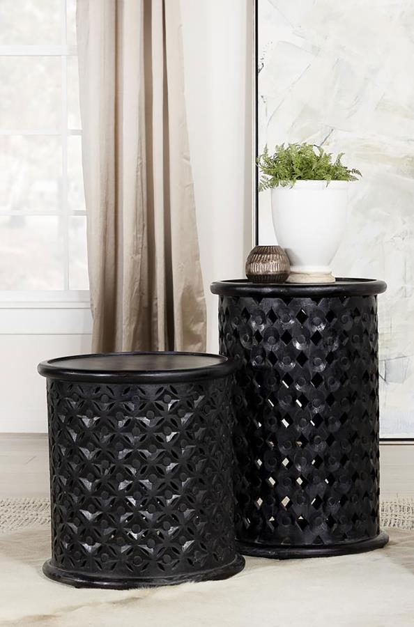 Krish Black Side Table