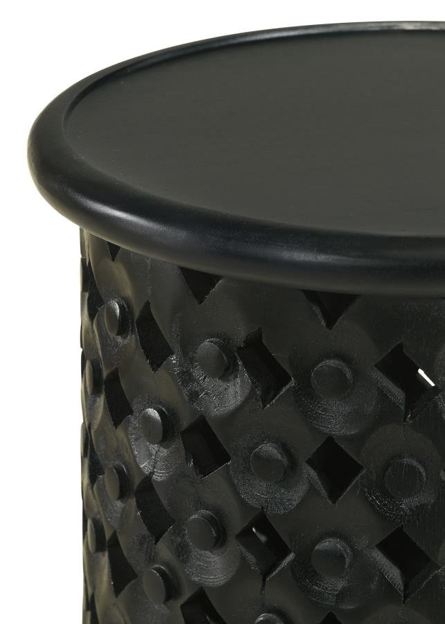 Krish Black Side Table