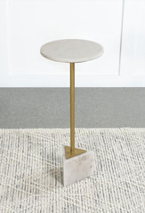 Fulcher White Side Table